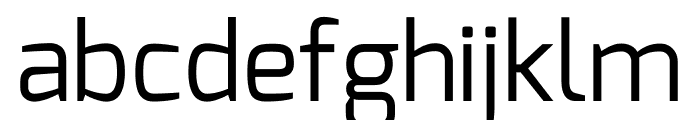 Mina regular Font LOWERCASE
