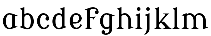 Modern Antiqua regular Font LOWERCASE