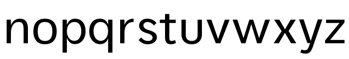 Moderustic Regular Font LOWERCASE