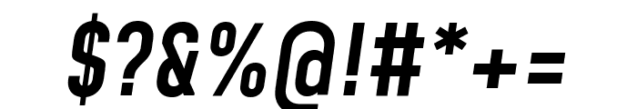 Mohave 600italic Font OTHER CHARS