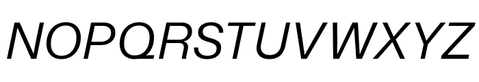 Mona Sans Italic Font UPPERCASE