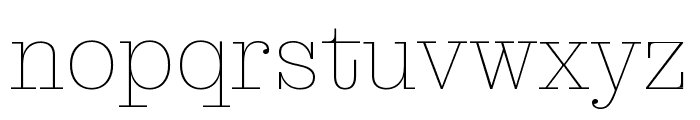 Montagu Slab 100 Font LOWERCASE