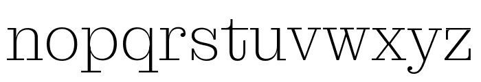 Montagu Slab 200 Font LOWERCASE