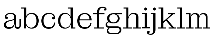 Montagu Slab 300 Font LOWERCASE