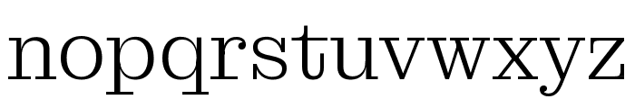 Montagu Slab 300 Font LOWERCASE