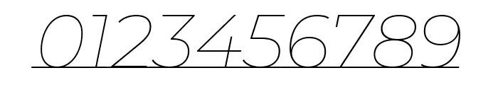 Montserrat Underline 100italic Font OTHER CHARS