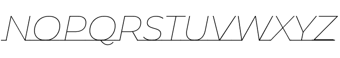 Montserrat Underline 100italic Font UPPERCASE