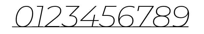 Montserrat Underline 200italic Font OTHER CHARS