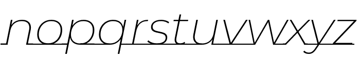 Montserrat Underline 200italic Font LOWERCASE