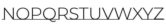 Montserrat Underline 300 Font UPPERCASE