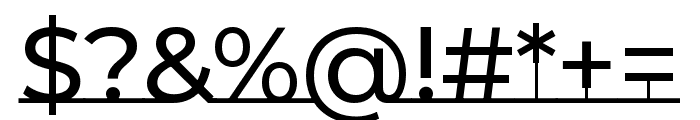 Montserrat Underline 500 Font OTHER CHARS