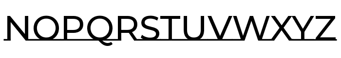 Montserrat Underline 500 Font UPPERCASE