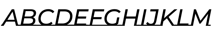 Montserrat Underline 500italic Font UPPERCASE