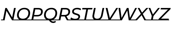 Montserrat Underline 500italic Font UPPERCASE
