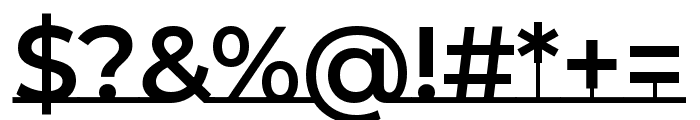 Montserrat Underline 600 Font OTHER CHARS