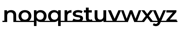 Montserrat Underline 600 Font LOWERCASE