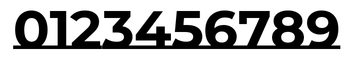 Montserrat Underline 700 Font OTHER CHARS