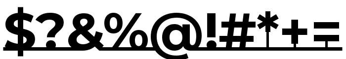Montserrat Underline 700 Font OTHER CHARS