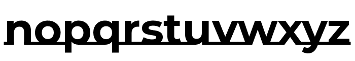 Montserrat Underline 700 Font LOWERCASE