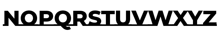 Montserrat Underline 800 Font UPPERCASE