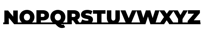 Montserrat Underline 900 Font UPPERCASE