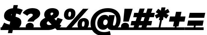 Montserrat Underline 900italic Font OTHER CHARS