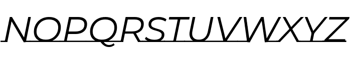 Montserrat Underline Italic Font UPPERCASE