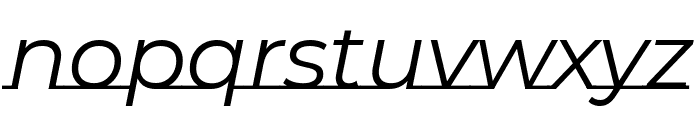 Montserrat Underline Italic Font LOWERCASE
