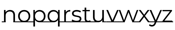 Montserrat Underline Regular Font LOWERCASE