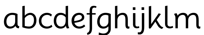 Mooli Regular Font LOWERCASE