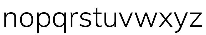 Mulish 300 Font LOWERCASE