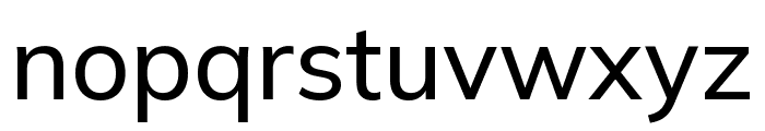 Mulish 500 Font LOWERCASE