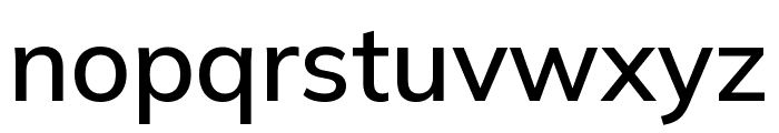 Mulish 600 Font LOWERCASE