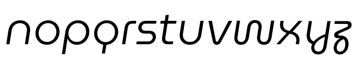 MuseoModerno 300italic Font LOWERCASE