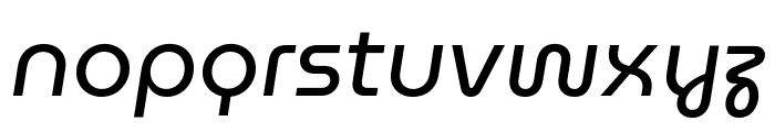 MuseoModerno Italic Font LOWERCASE