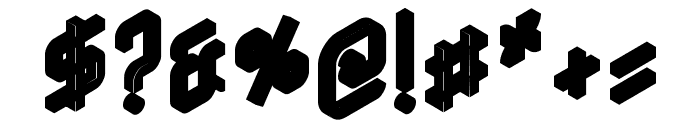 Nabla Regular Font OTHER CHARS