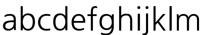 Nanum Gothic regular Font LOWERCASE