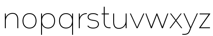 Nata Sans 100 Font LOWERCASE