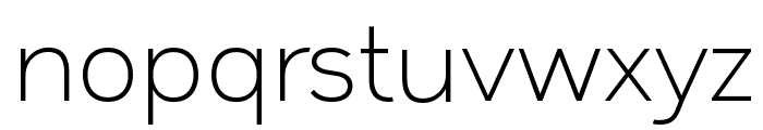 Nata Sans 200 Font LOWERCASE