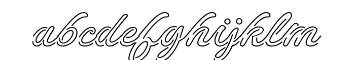 Neonderthaw Regular Font LOWERCASE
