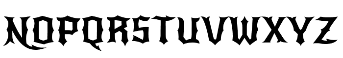 New Rocker regular Font UPPERCASE