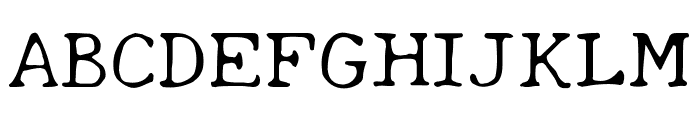 New Tegomin Regular Font UPPERCASE