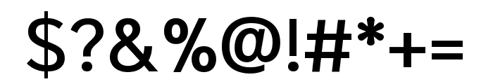 Niramit 500 Font OTHER CHARS