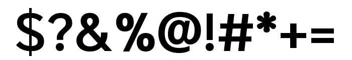 Niramit 600 Font OTHER CHARS