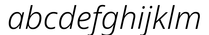 Noto Sans 300italic Font LOWERCASE