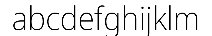 Noto Sans Display 200 Font LOWERCASE