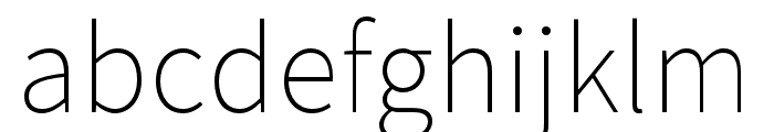 Noto Sans HK 100 Font LOWERCASE