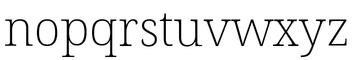 Noto Serif 200 Font LOWERCASE