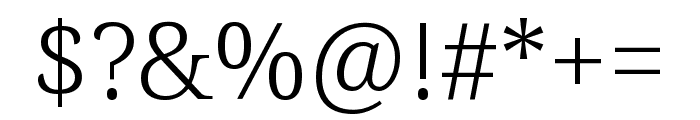 Noto Serif 300 Font OTHER CHARS