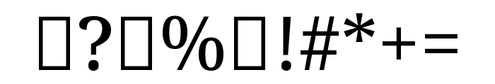 Noto Serif Bengali 500 Font OTHER CHARS